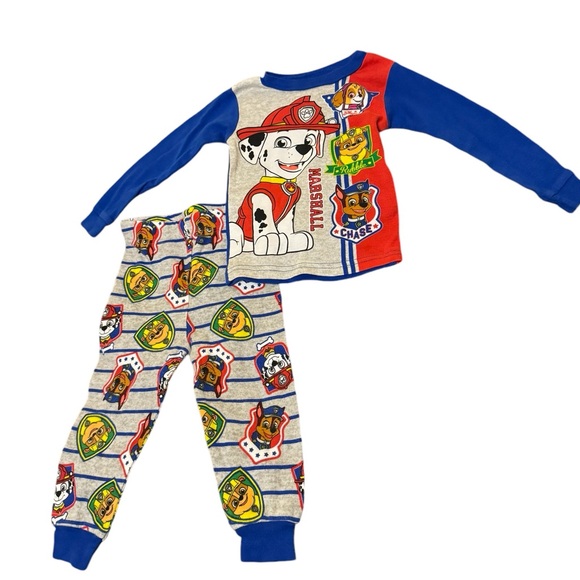 Paw Patrol 2 Piece Snug-Fitting Cotton Toddler Pajama - Picture 1 of 4